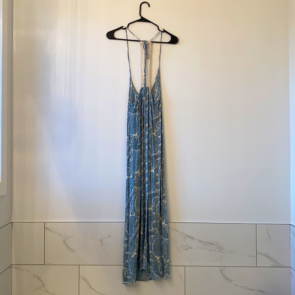 Flowy, Long Paisley Print Summer Dress - Picture 4 of 4